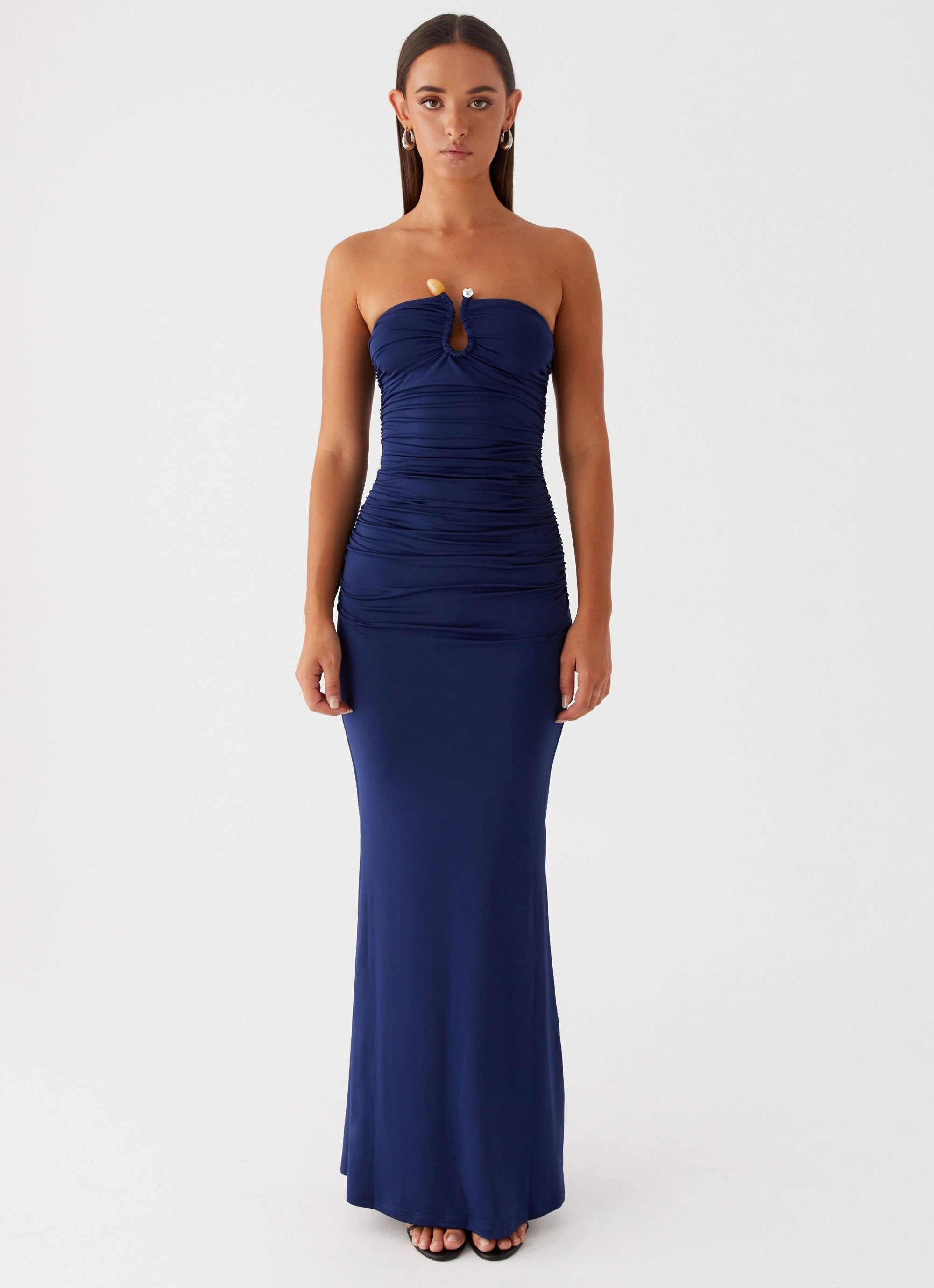 Natural Wrap Rudy Maxi Dress - Navy
