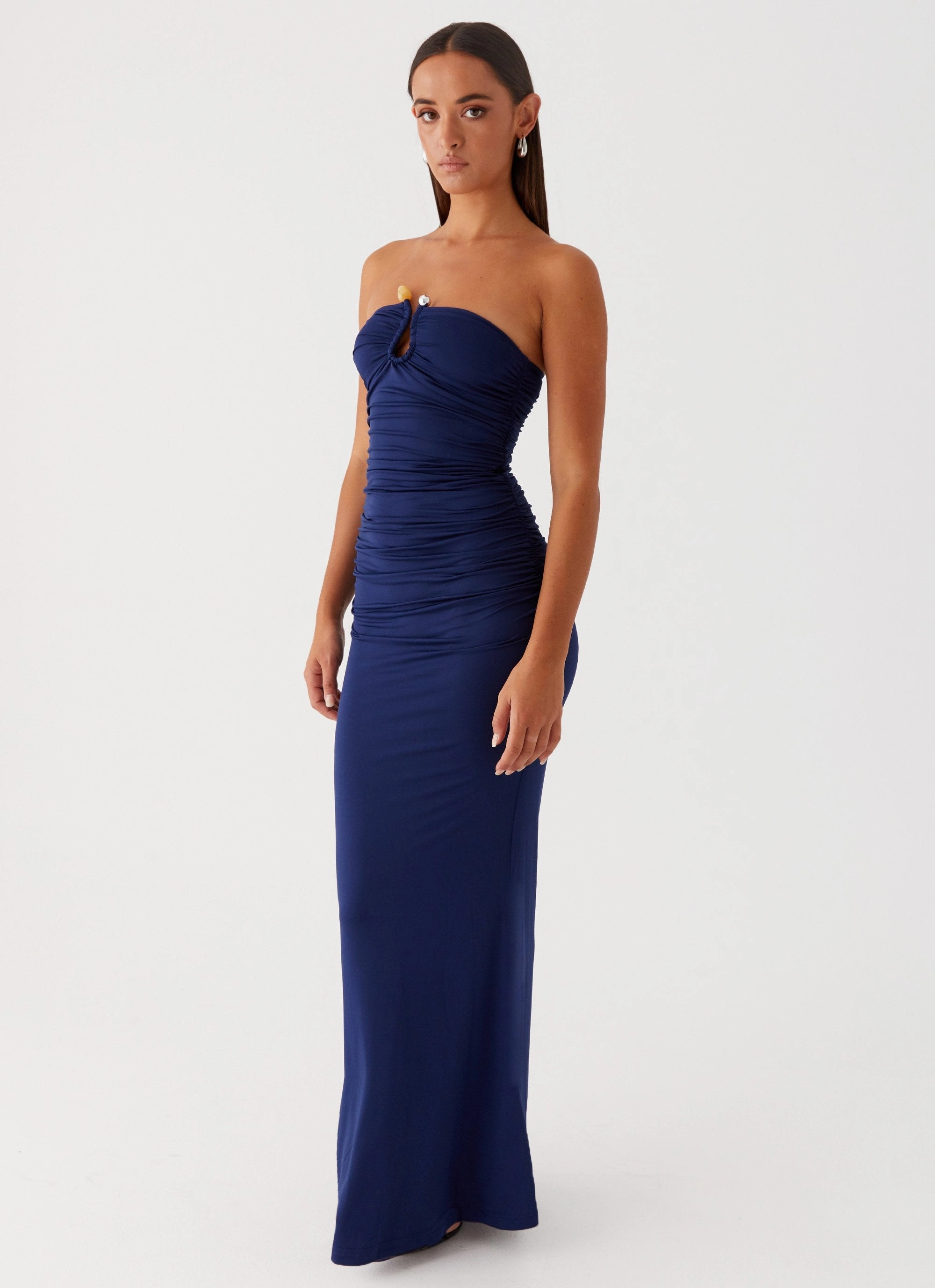 Empire Waist Rudy Maxi Dress - Navy