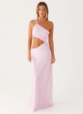 Courtney Maxi Dress - Pink Polished Appearance ReinforcedHem