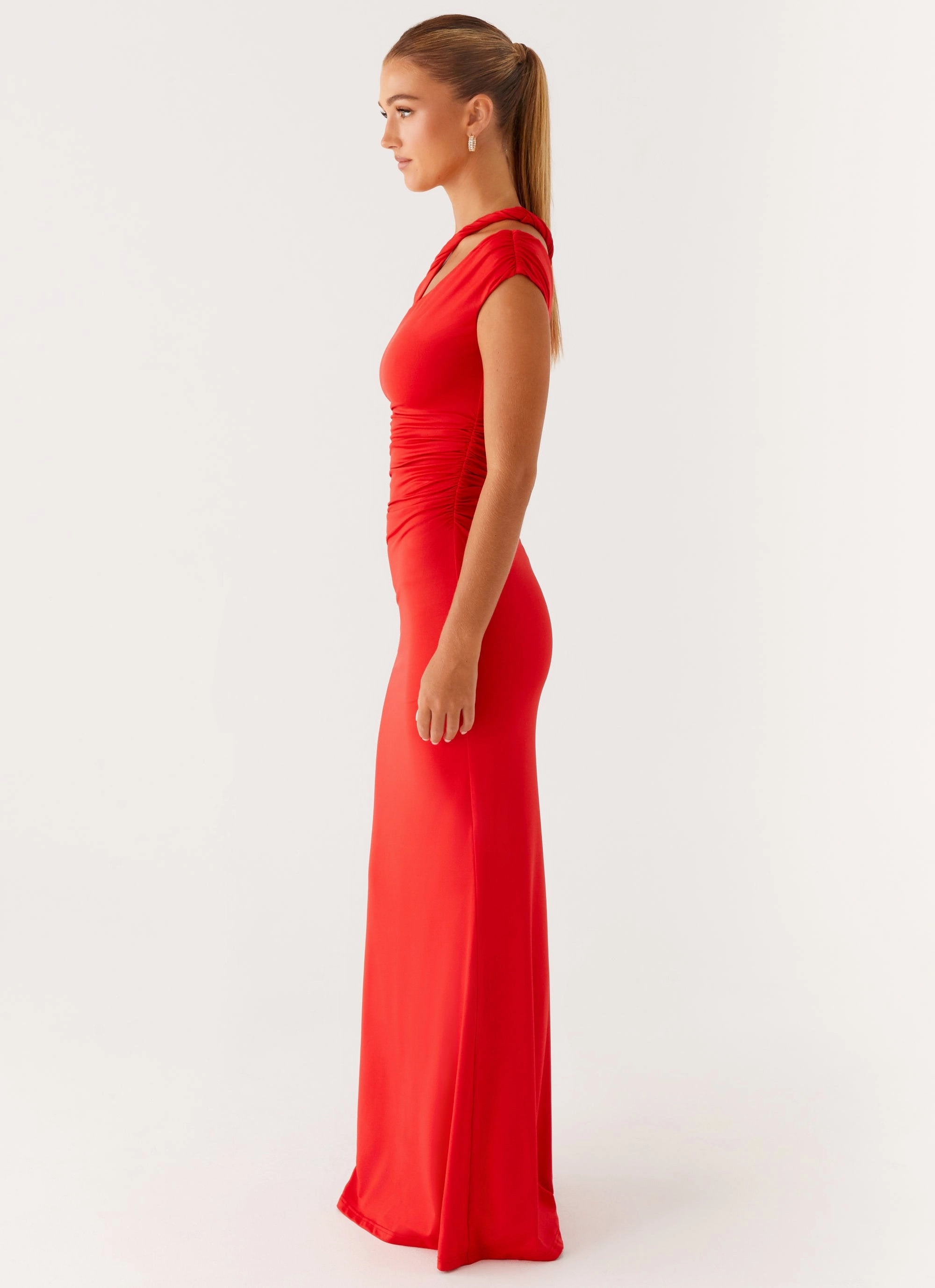 Layering Piece Lopez Maxi Dress - Tangerine