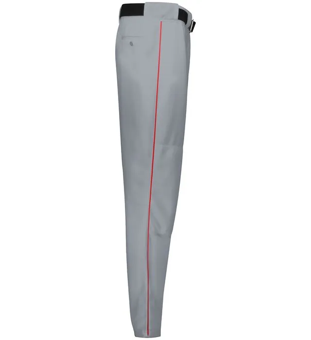Russell Baseball Grey with True Red Diamond Series 2.0 Piped Youth Baseball Pants