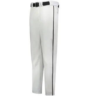 Russell White with Black Change Up Piped Adult Baseball Pants