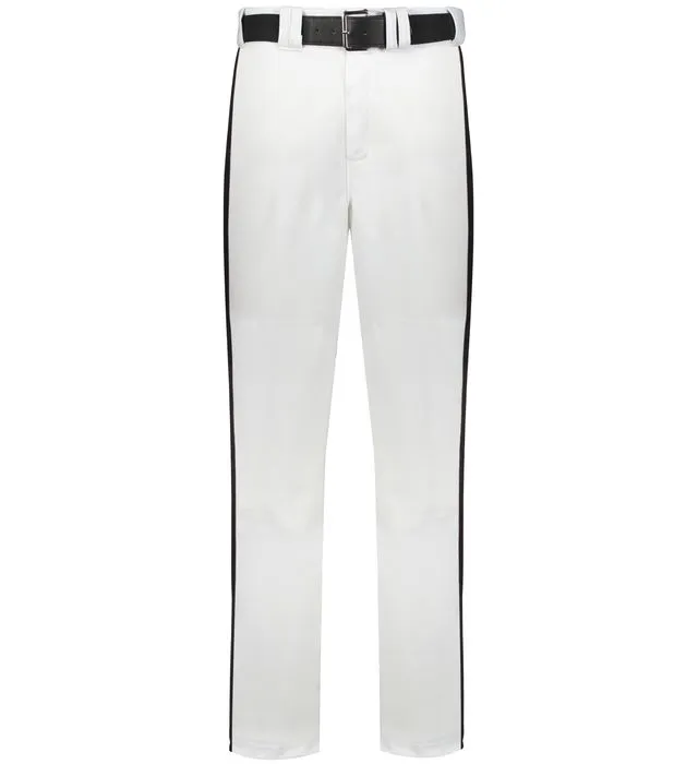 Russell White with Black Change Up Piped Adult Baseball Pants