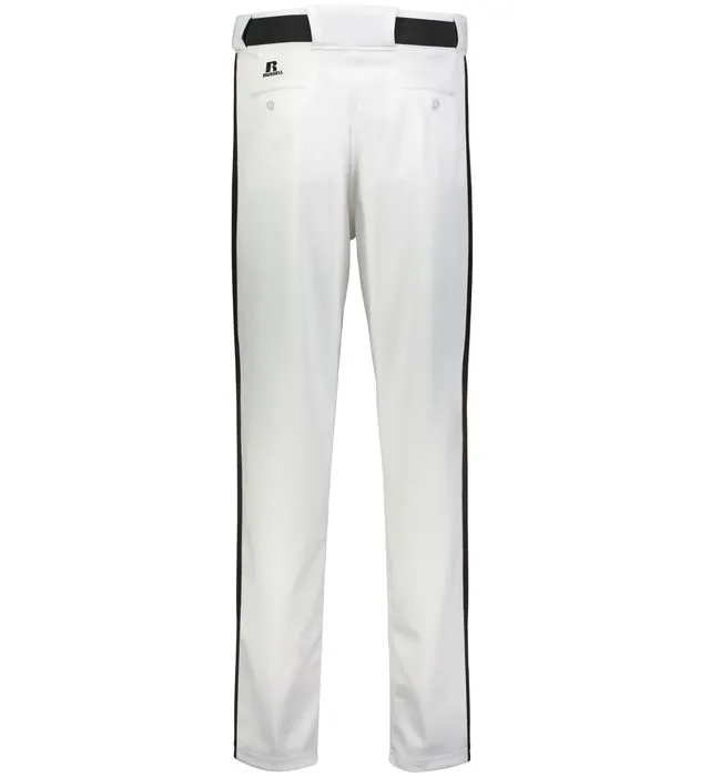 Russell White with Black Change Up Piped Adult Baseball Pants