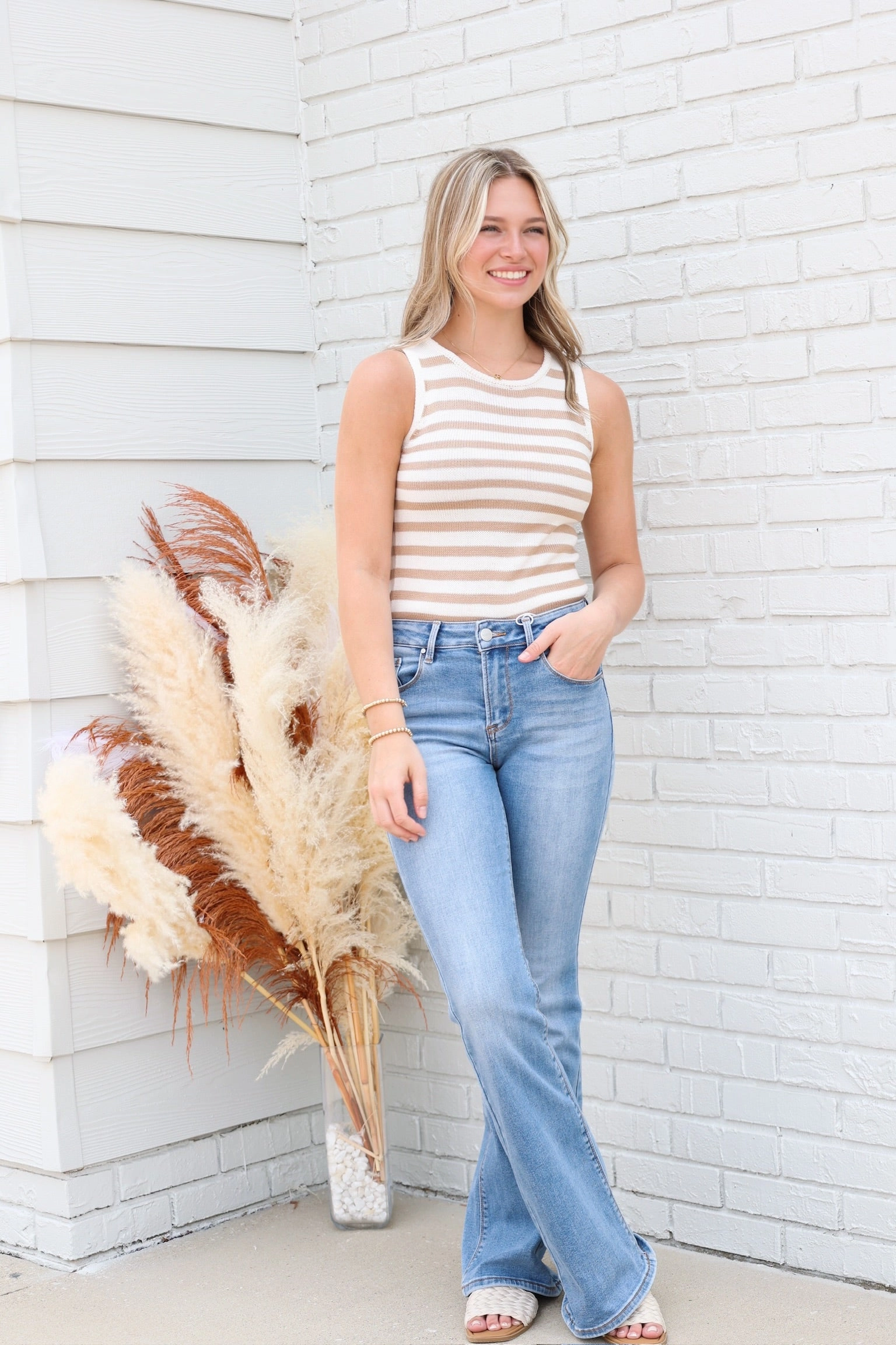 PaddedInsulation Breathable Ventilation Saber Flare Jeans