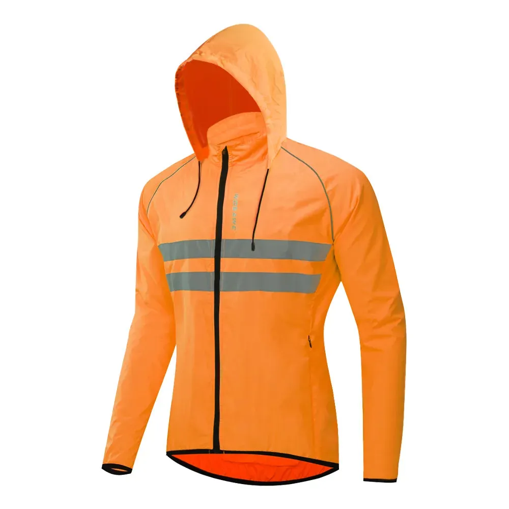 Safety Wear: WOSAWE Windproof Reflective Jackets. Hooded, Longsleeve or Sleeveless Styles. Water Resistant. Varios Colors.