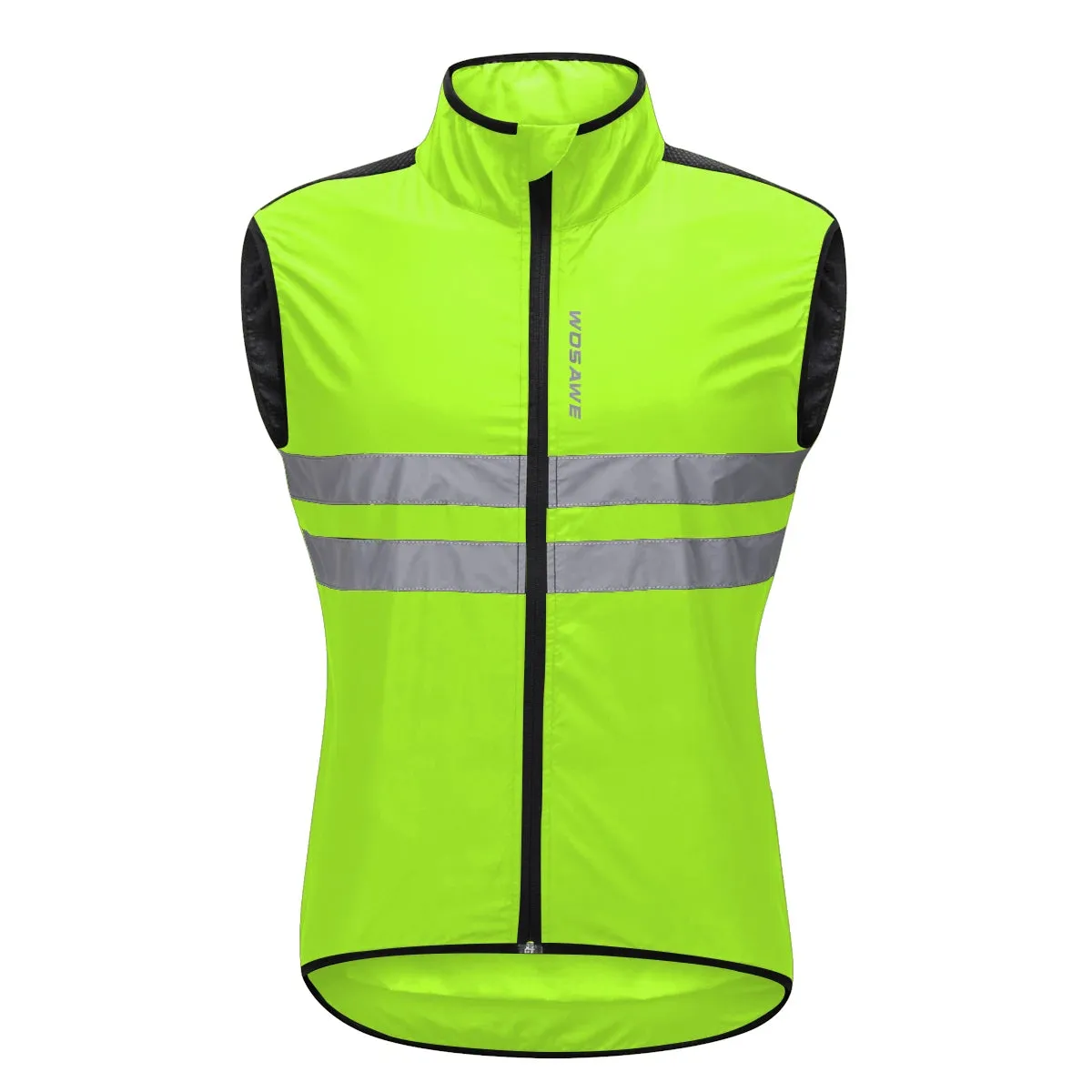 Safety Wear: WOSAWE Windproof Reflective Jackets. Hooded, Longsleeve or Sleeveless Styles. Water Resistant. Varios Colors.