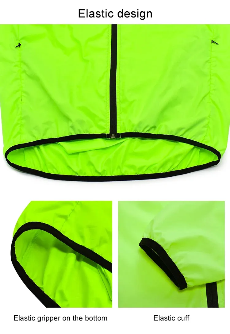 Safety Wear: WOSAWE Windproof Reflective Jackets. Hooded, Longsleeve or Sleeveless Styles. Water Resistant. Varios Colors.