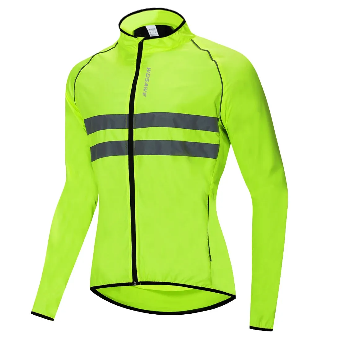 Safety Wear: WOSAWE Windproof Reflective Jackets. Hooded, Longsleeve or Sleeveless Styles. Water Resistant. Varios Colors.