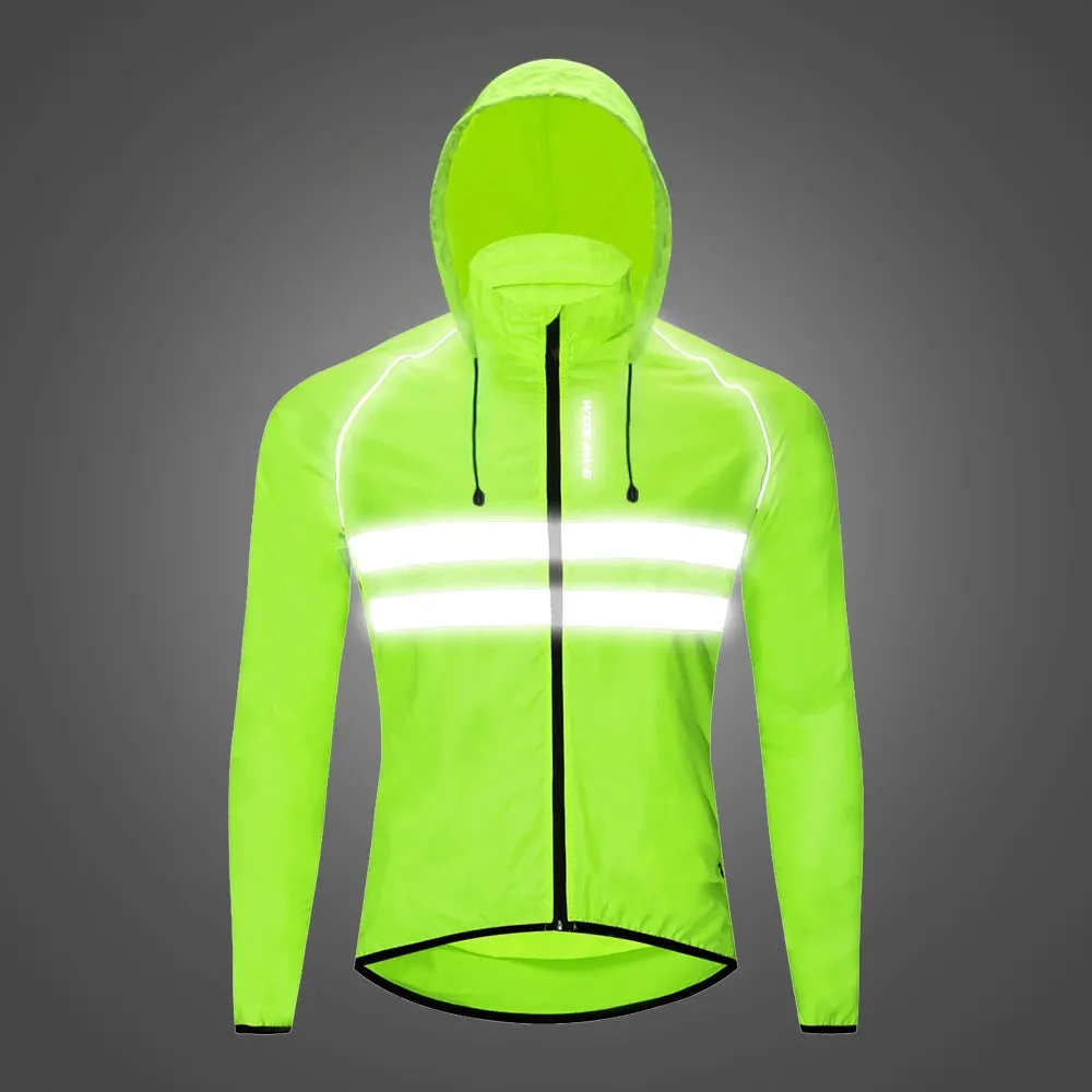 Safety Wear: WOSAWE Windproof Reflective Jackets. Hooded, Longsleeve or Sleeveless Styles. Water Resistant. Varios Colors.