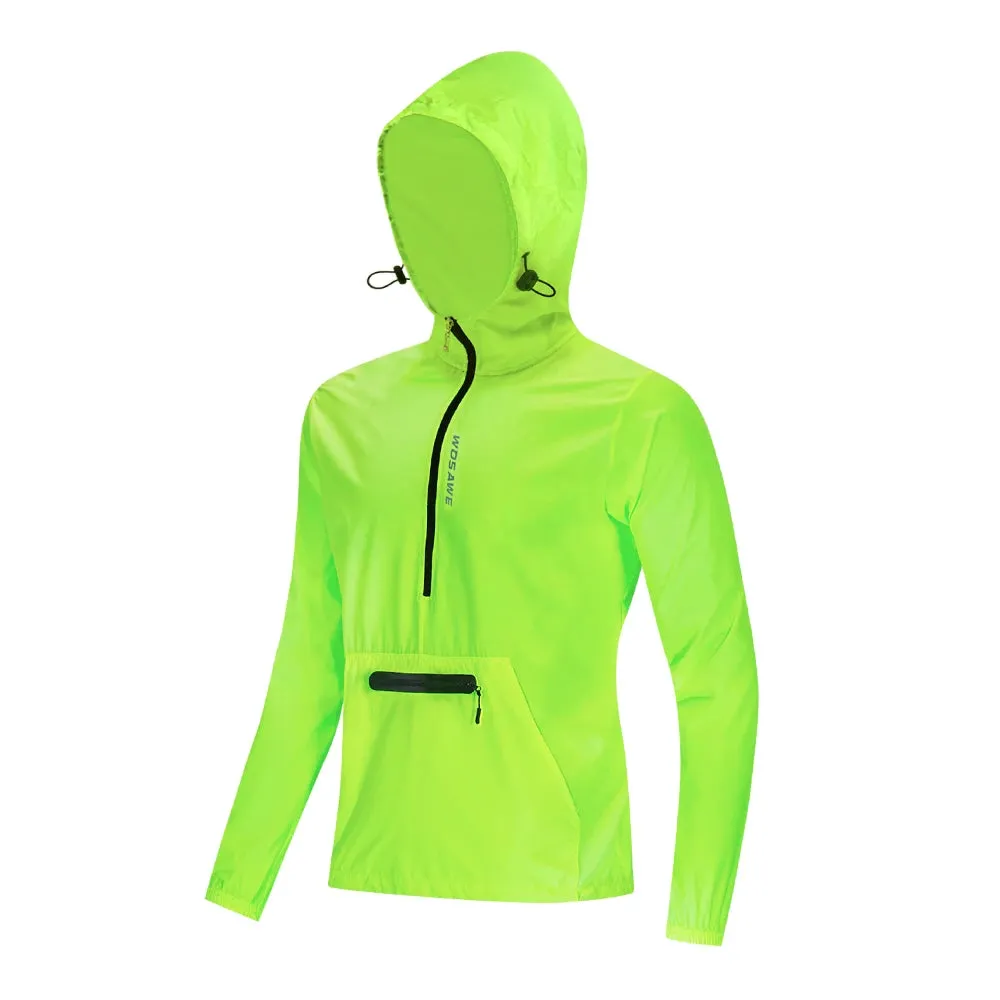Safety Wear: WOSAWE Windproof Reflective Jackets. Hooded, Longsleeve or Sleeveless Styles. Water Resistant. Varios Colors.