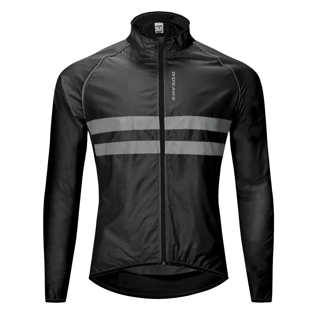 Safety Wear: WOSAWE Windproof Reflective Jackets. Hooded, Longsleeve or Sleeveless Styles. Water Resistant. Varios Colors.