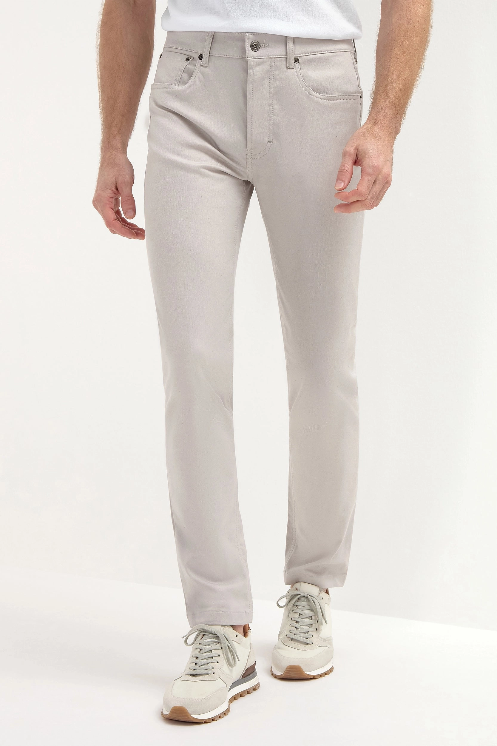 Sand 5 pocket trousers - Made in Italy Breathable Wear Fit Durable Utility