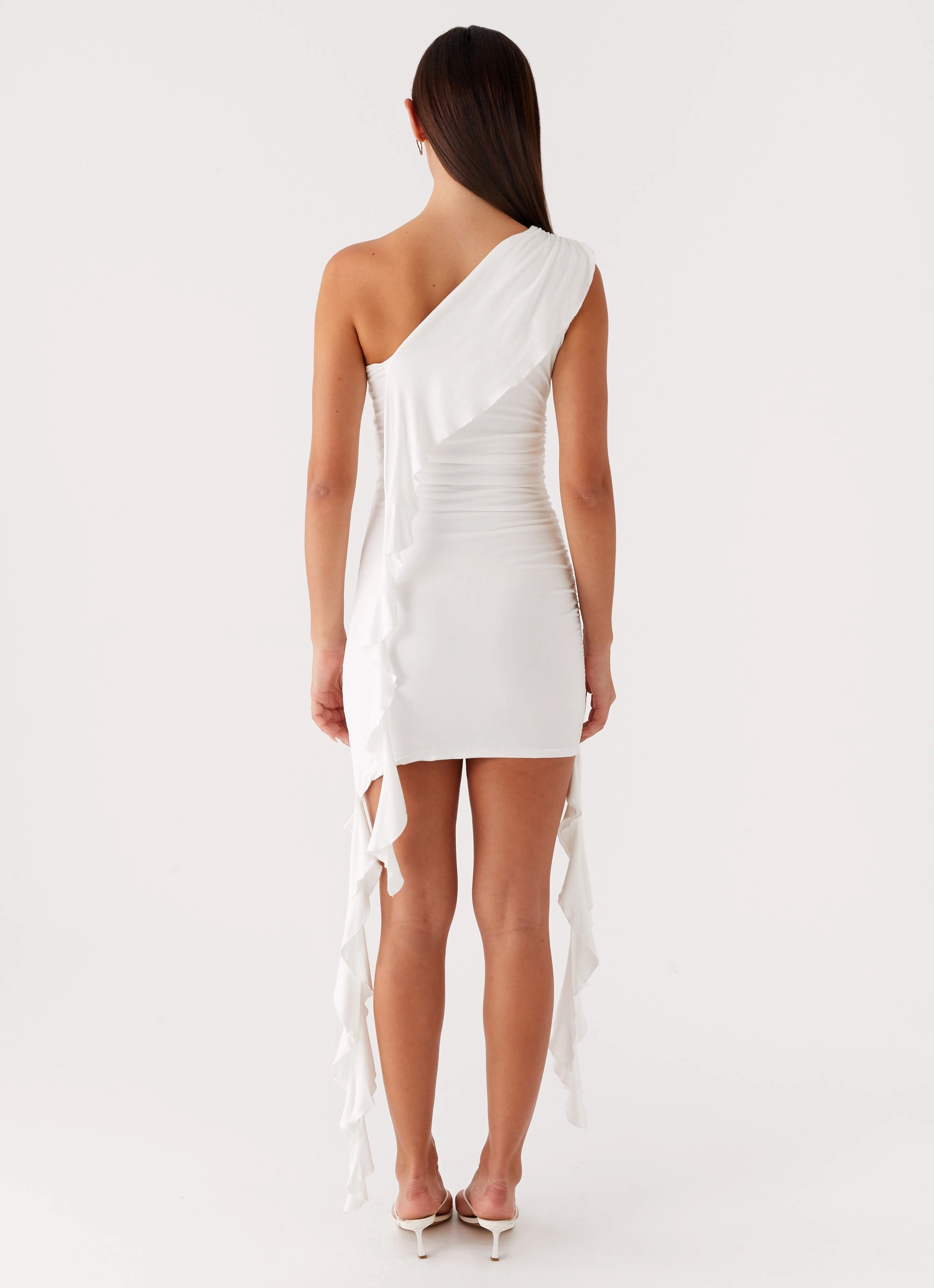 Sandstorm Mini Dress - White MultiPurposePockets