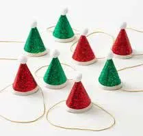 Santa and Tree Mini Party Hats M1062