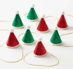 Santa and Tree Mini Party Hats M1062