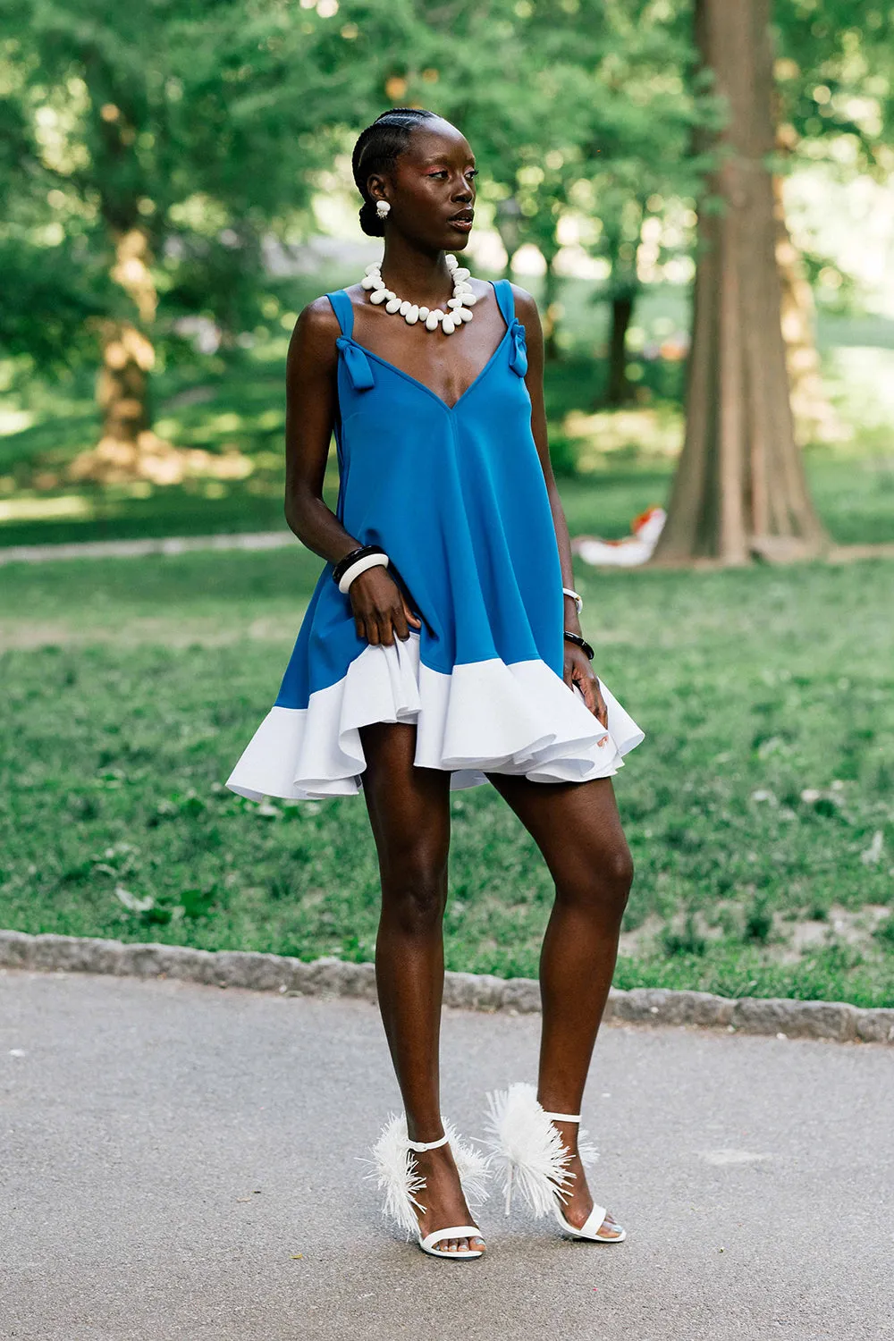 Santorini- Ava Dress Texture Style