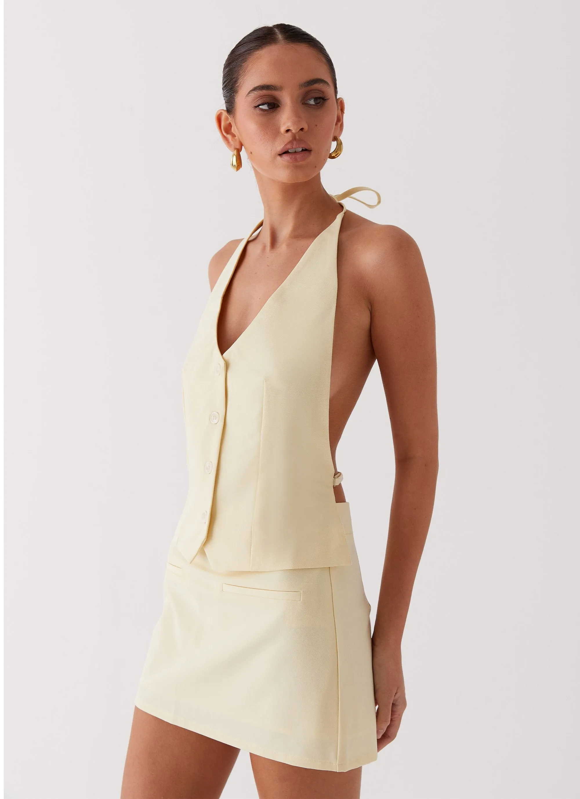 Sarah Mini Skirt - Butter Wardrobe Classic