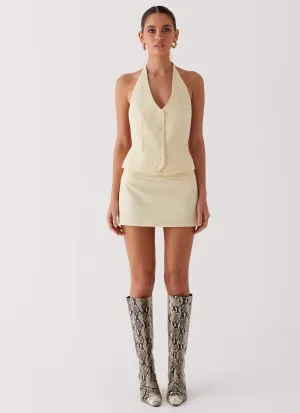 Weekend Outfit Sarah Mini Skirt - Butter
