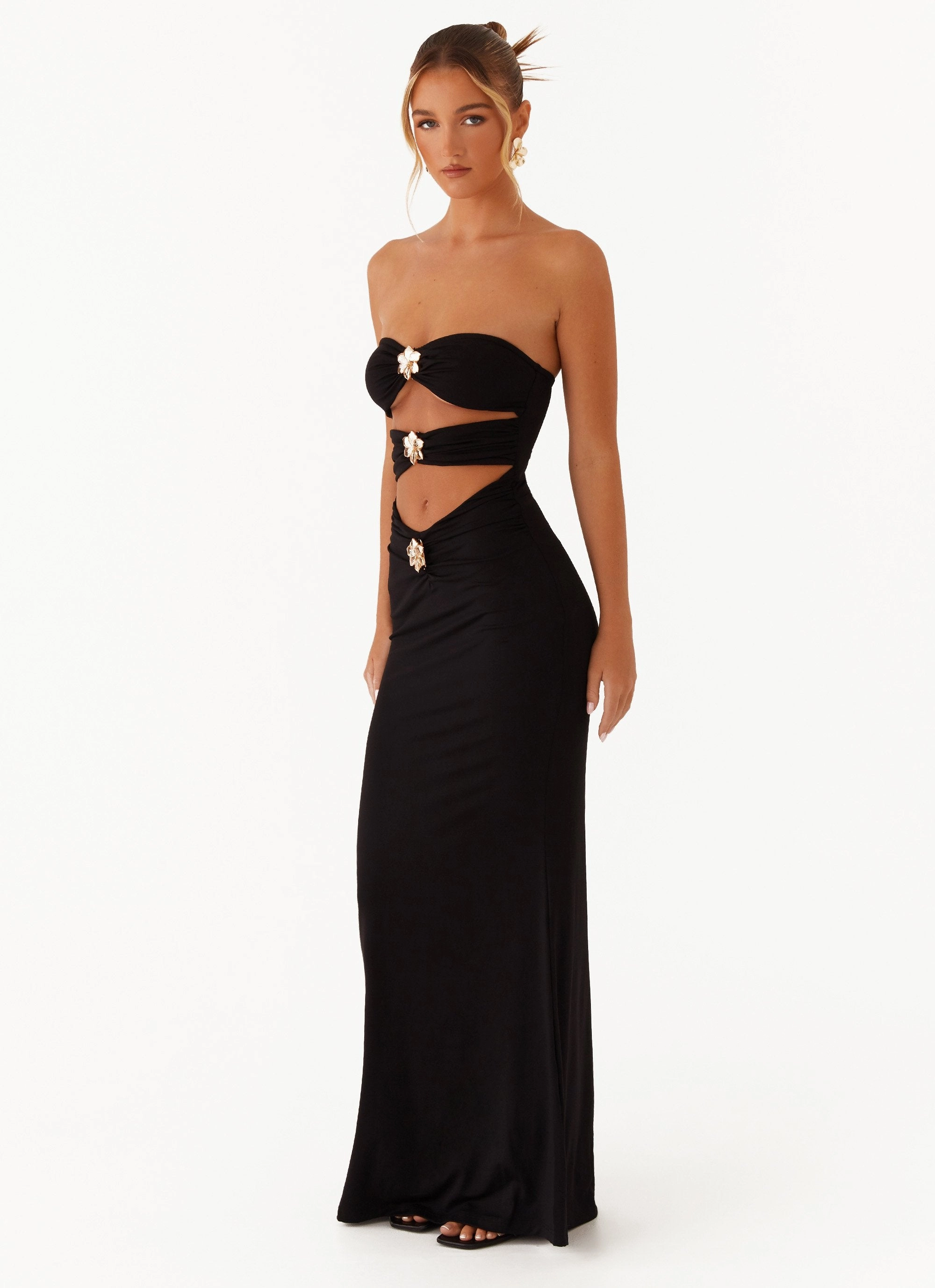 Breeze Grace Save Me Maxi Dress - Black