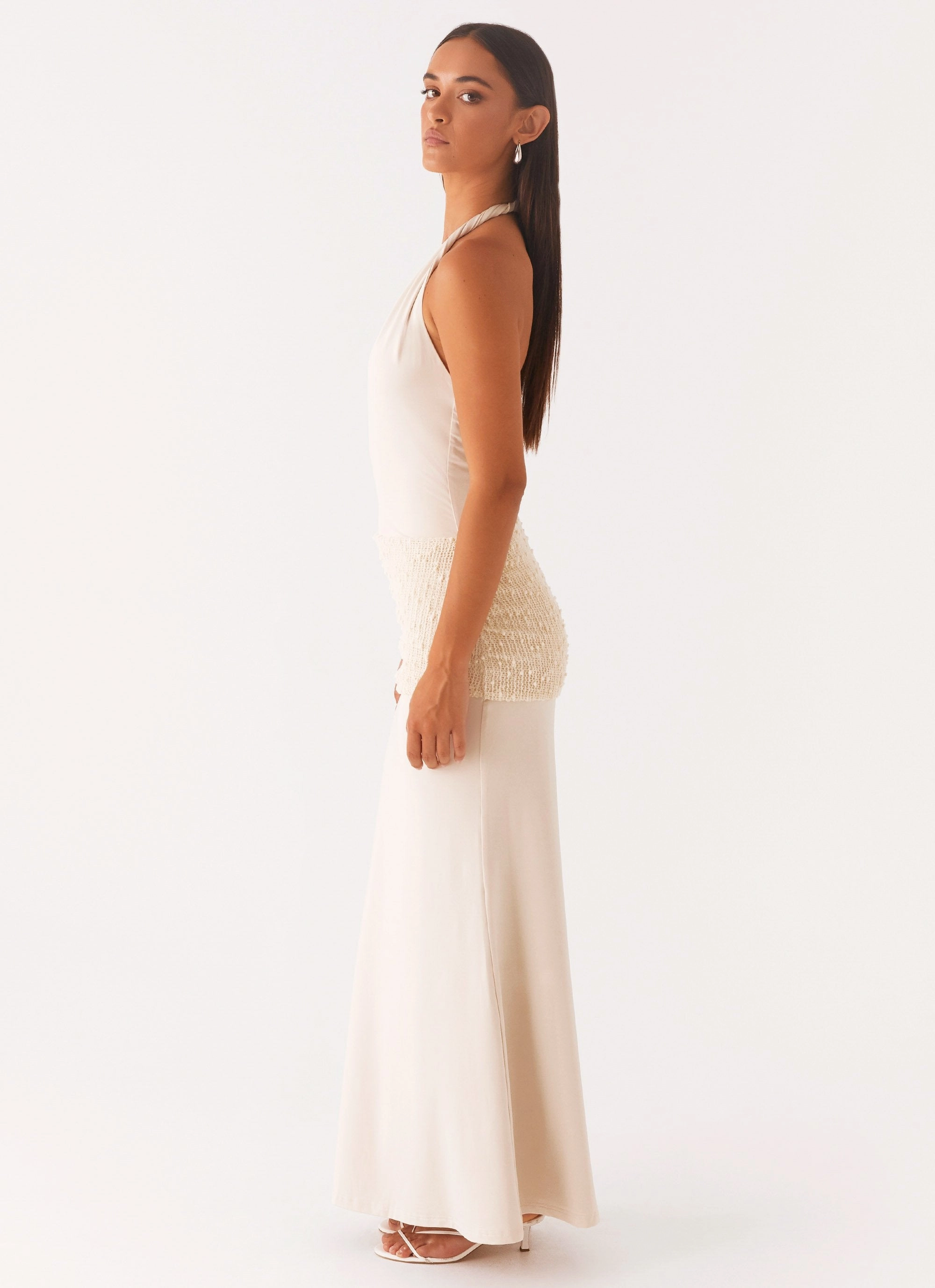 Fashion Daily Scenic Maxi Dress - Sand
