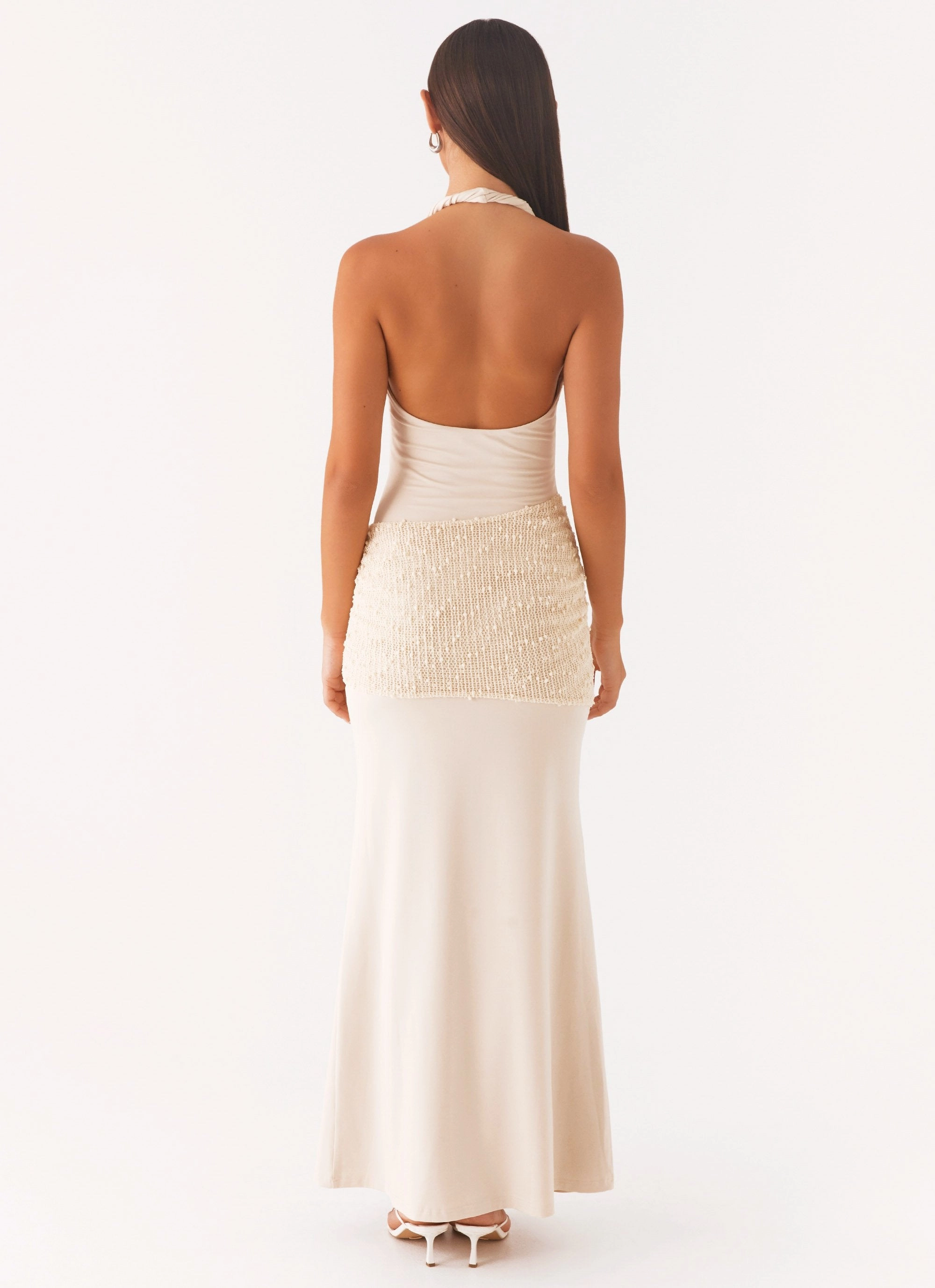 Scenic Maxi Dress - Sand Simple Texture