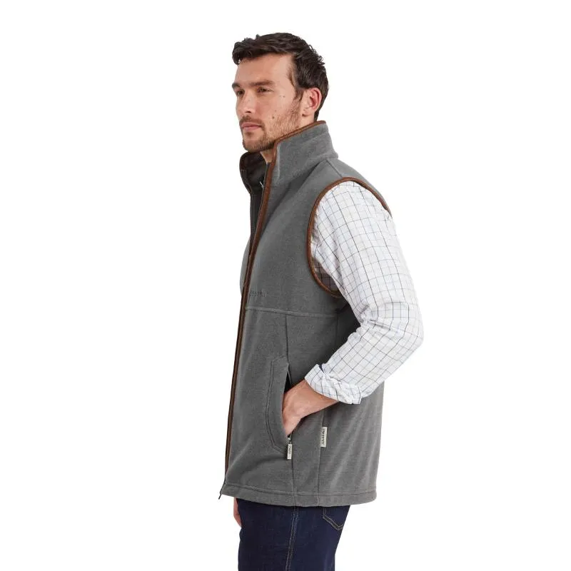 Schoffel Mens Oakham Fleece Gilet - Pewter