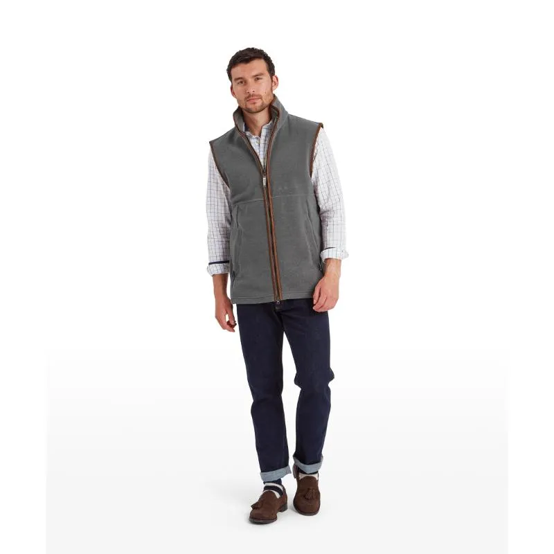 Schoffel Mens Oakham Fleece Gilet - Pewter