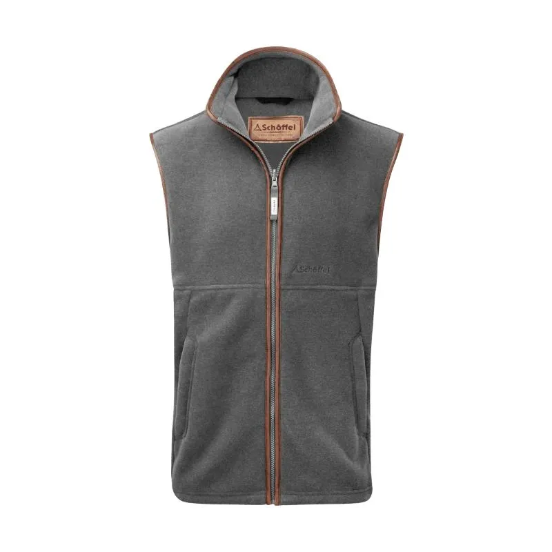 Schoffel Mens Oakham Fleece Gilet - Pewter