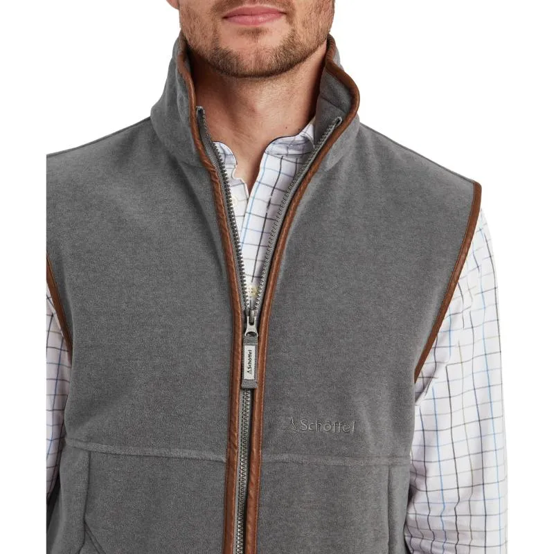 Schoffel Mens Oakham Fleece Gilet - Pewter