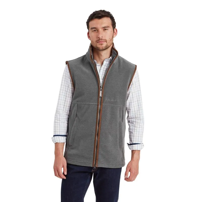 Schoffel Mens Oakham Fleece Gilet - Pewter