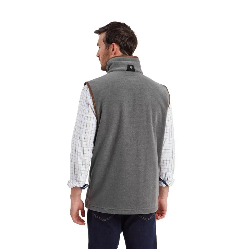 Schoffel Mens Oakham Fleece Gilet - Pewter