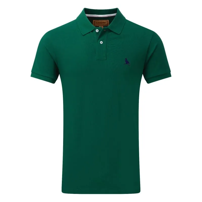 Schoffel St Ives Tailored Mens Polo Shirt - Pine Green