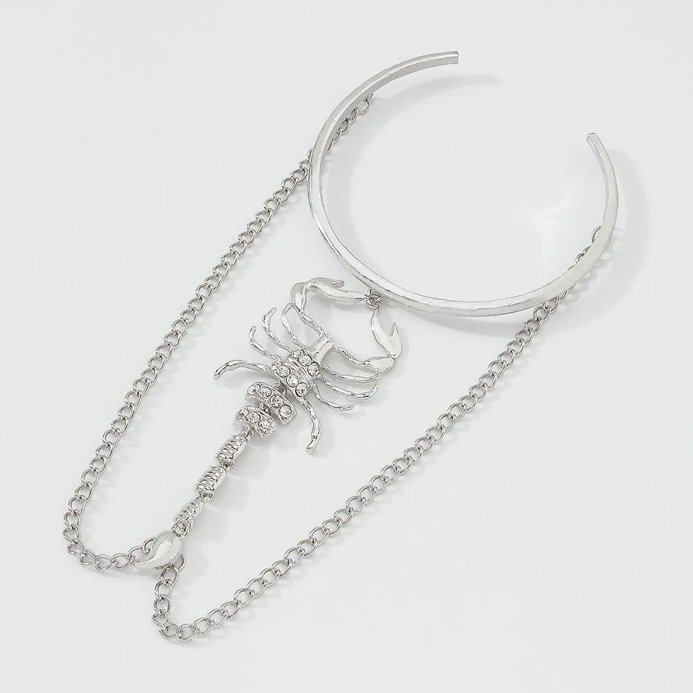 Scorpion rhinestone armbands