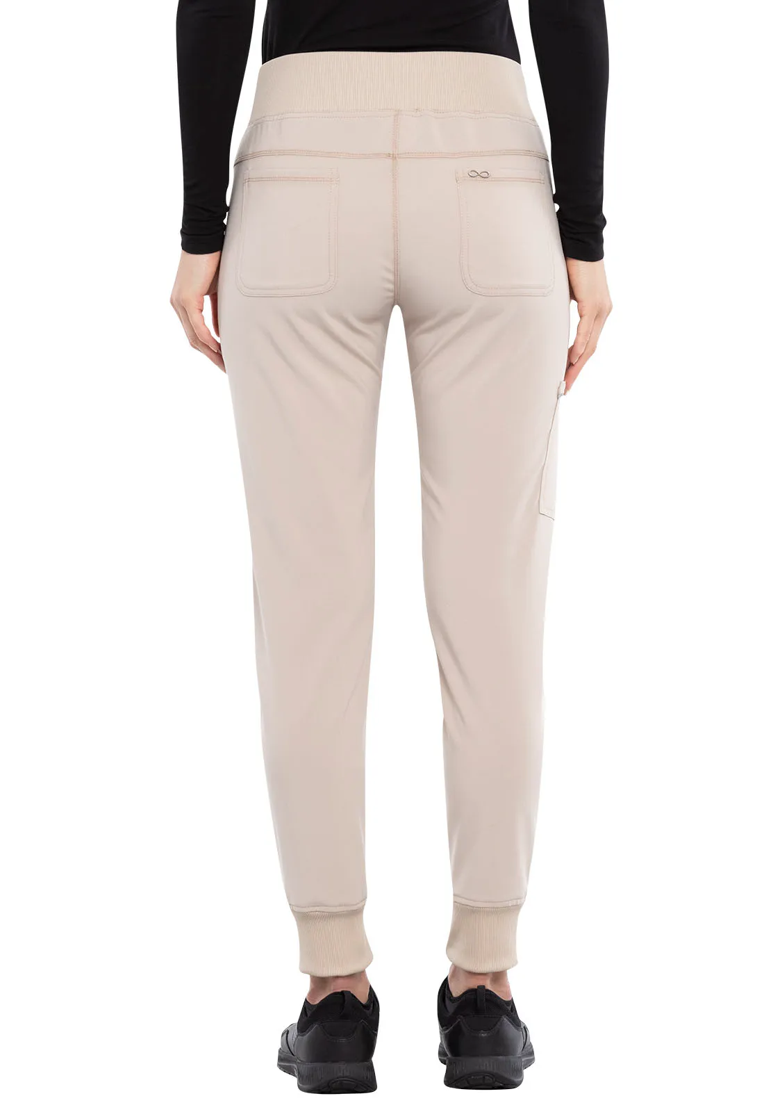 Scrub Pants - Cherokee Infinity Women's Mid Rise Jogger - Khaki, CK110A