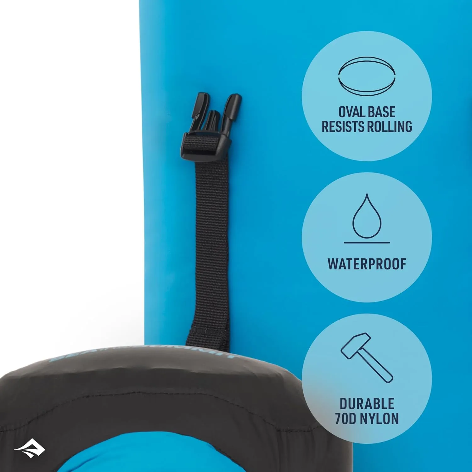 Sea to Summit eVac Compression Dry Bag, Waterproof Compression Sack, 35 Liter, Highrise Grey
