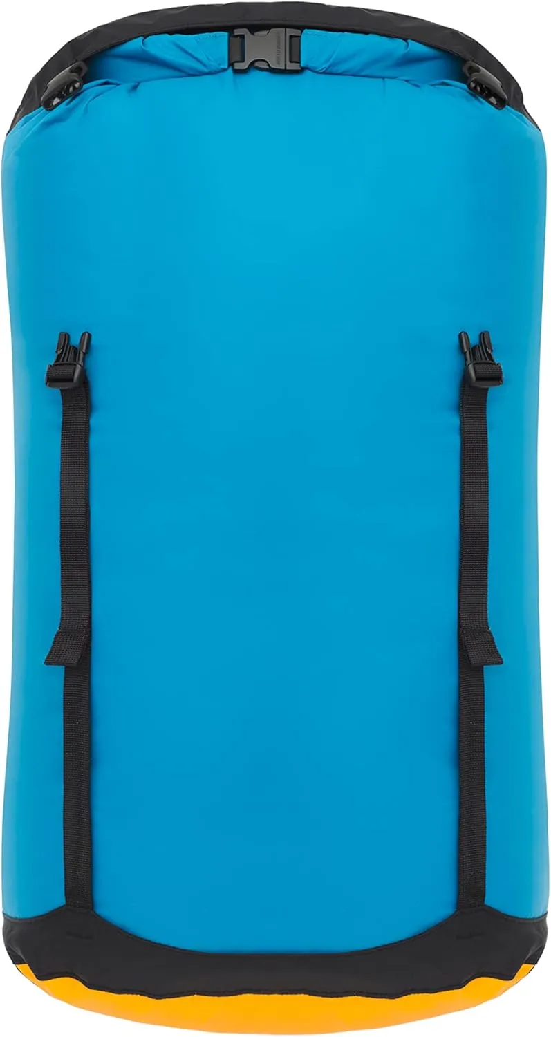 Sea to Summit eVac Compression Dry Bag, Waterproof Compression Sack, 35 Liter, TurkishTile Blue