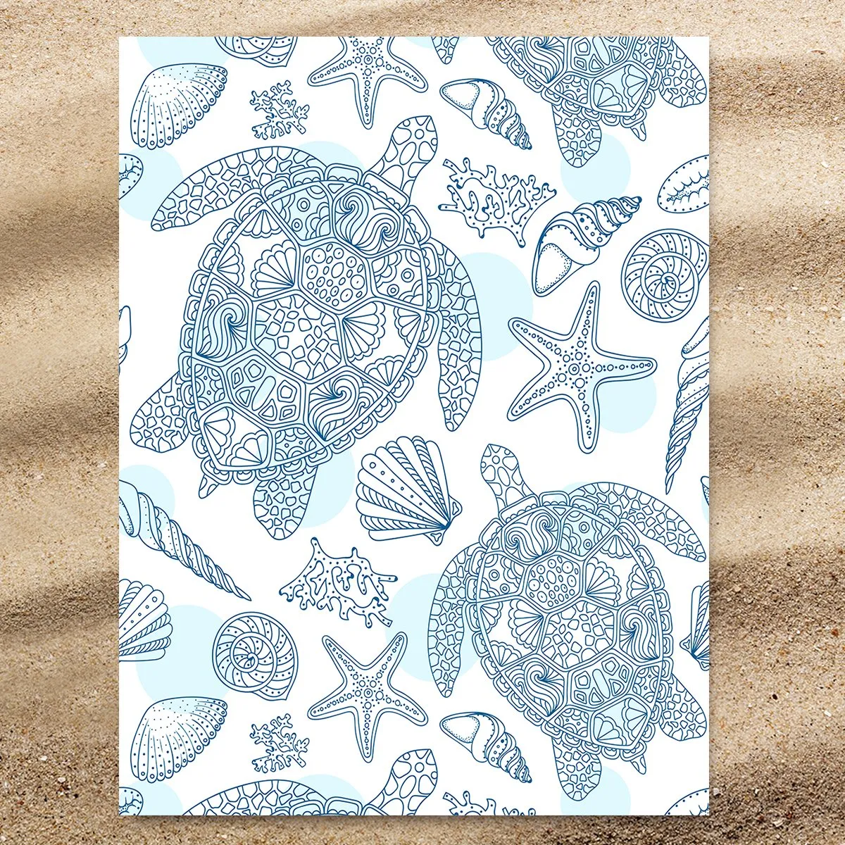Sea Turtles Way Jumbo Towel