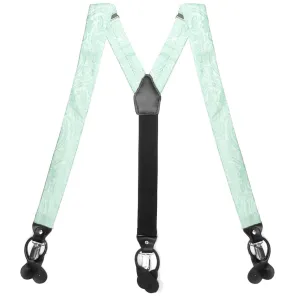 Seafoam Clara Paisley Suspenders