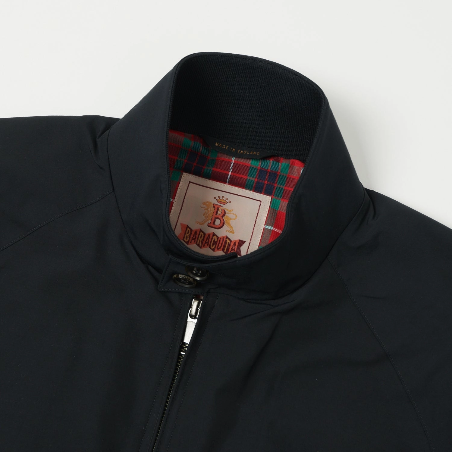 Taped Seam Waterproofing Baracuta G9 'Baracuta Cloth' Harrington Jacket - Dark Navy
