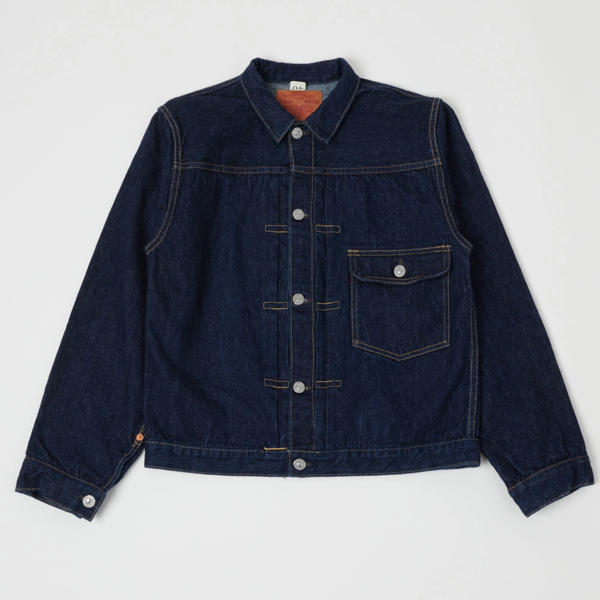 Freewheelers & Co The Vanishing West 506XX Type-I Denim Jacket - One Wash Hypoallergenic Interior
