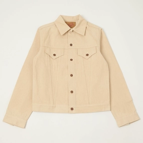 Denime Lot. 233-66M Mother Cotton Type III Denim Jacket - Ecru All Season Versatility