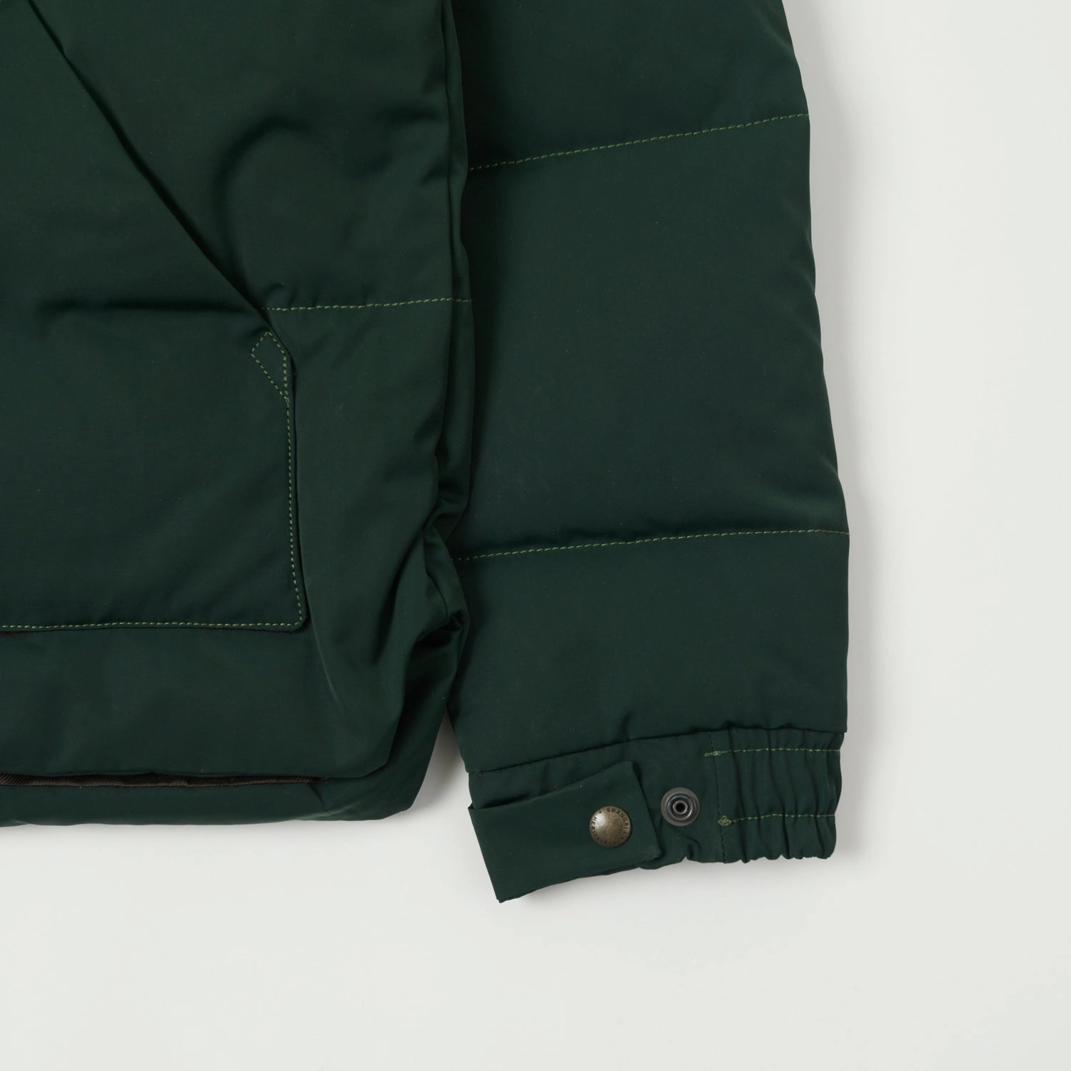 Soft Fleece Shangri-La Heritage 'Bivacco' Western Down Jacket - Forest Green