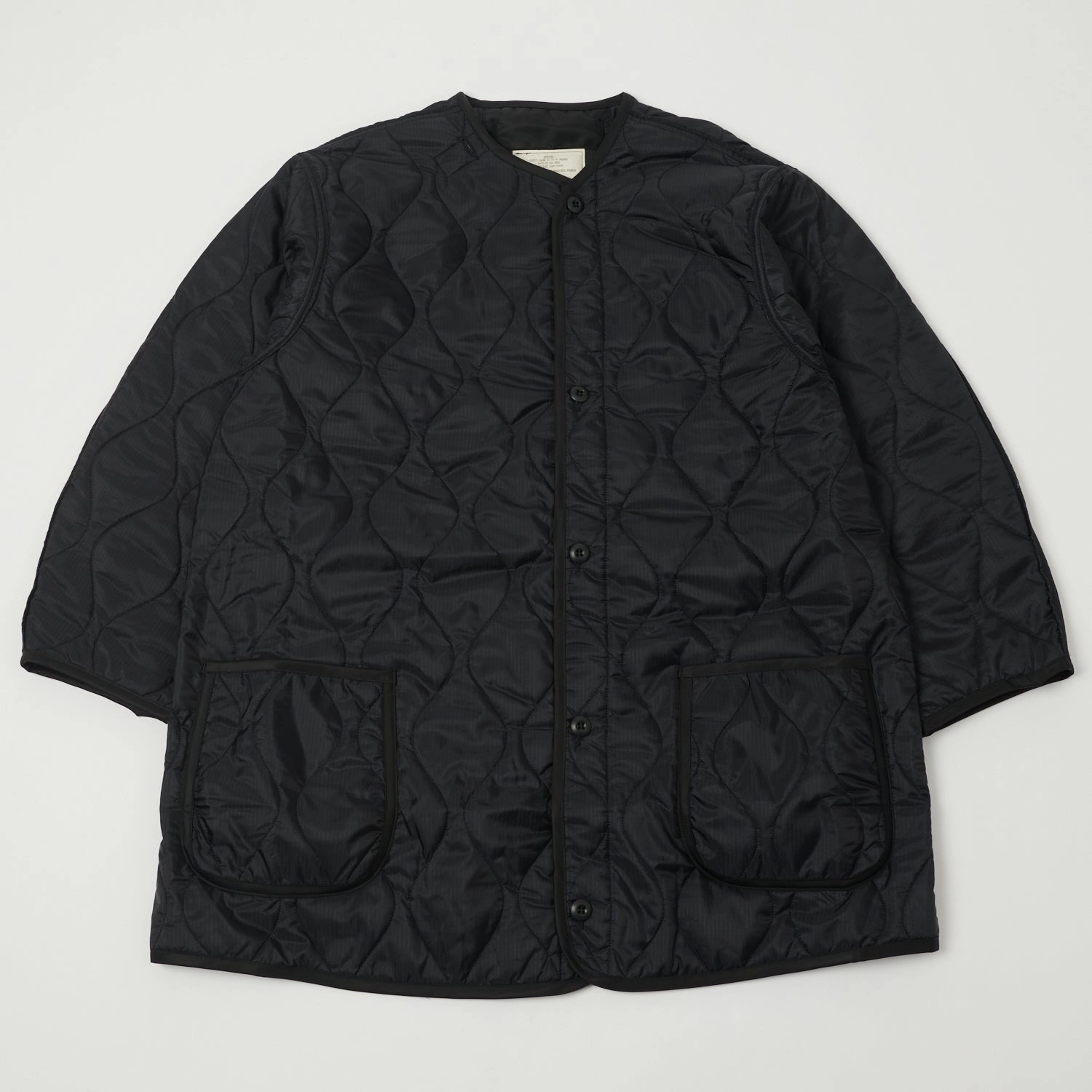 Hooded Versatile Design Durable Zipper Buzz Rickson's x William 'Extreme Cold Weather' Liner Jacket - Black