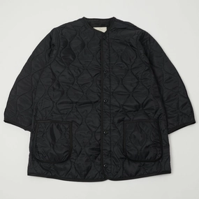 Hooded Versatile Design Durable Zipper Buzz Rickson's x William 'Extreme Cold Weather' Liner Jacket - Black