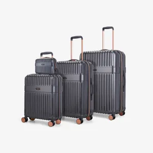 Selene Set of 4 Suitcases in Charcoal