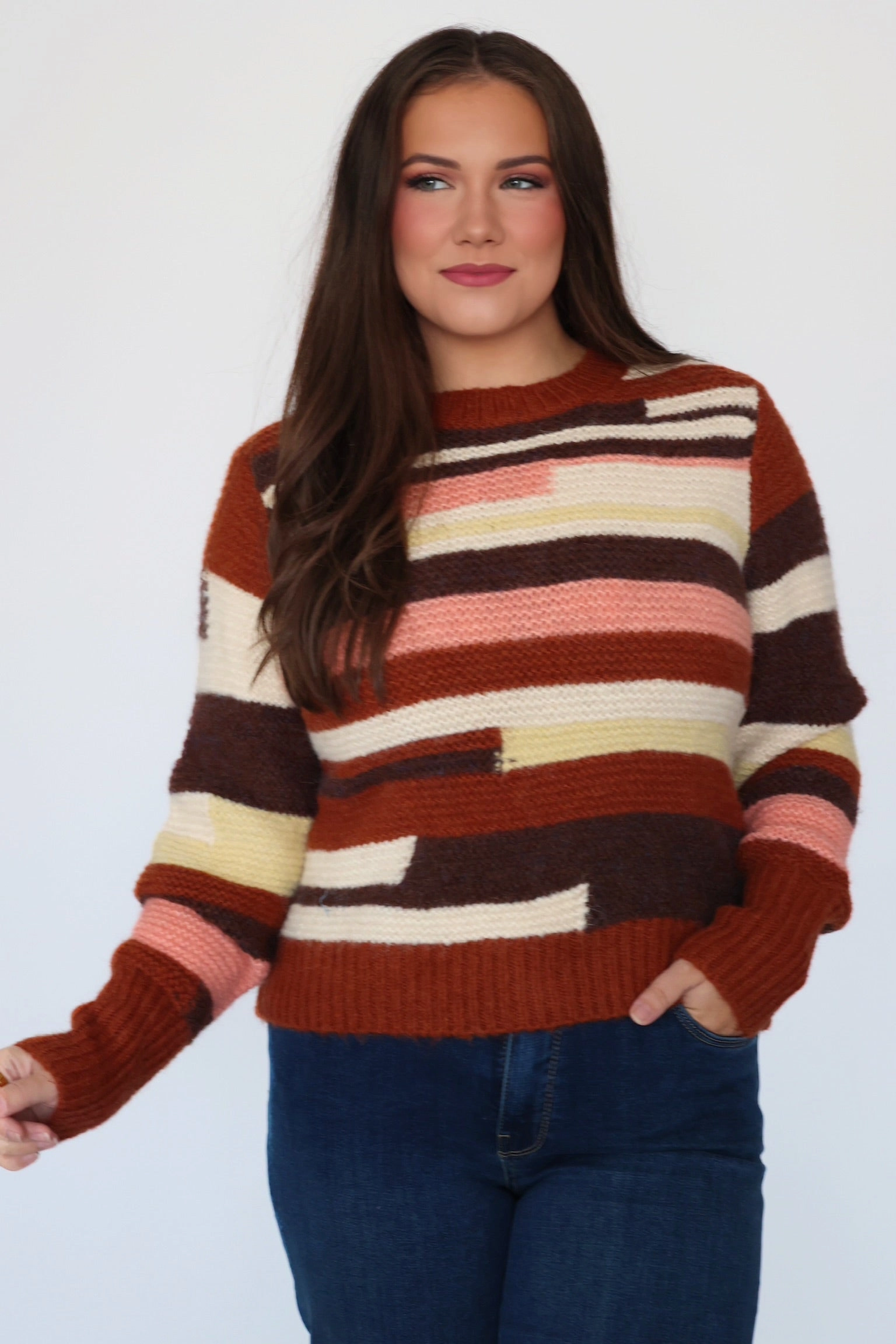 Sell Out Sweater Comfy Style Minimalist Collar