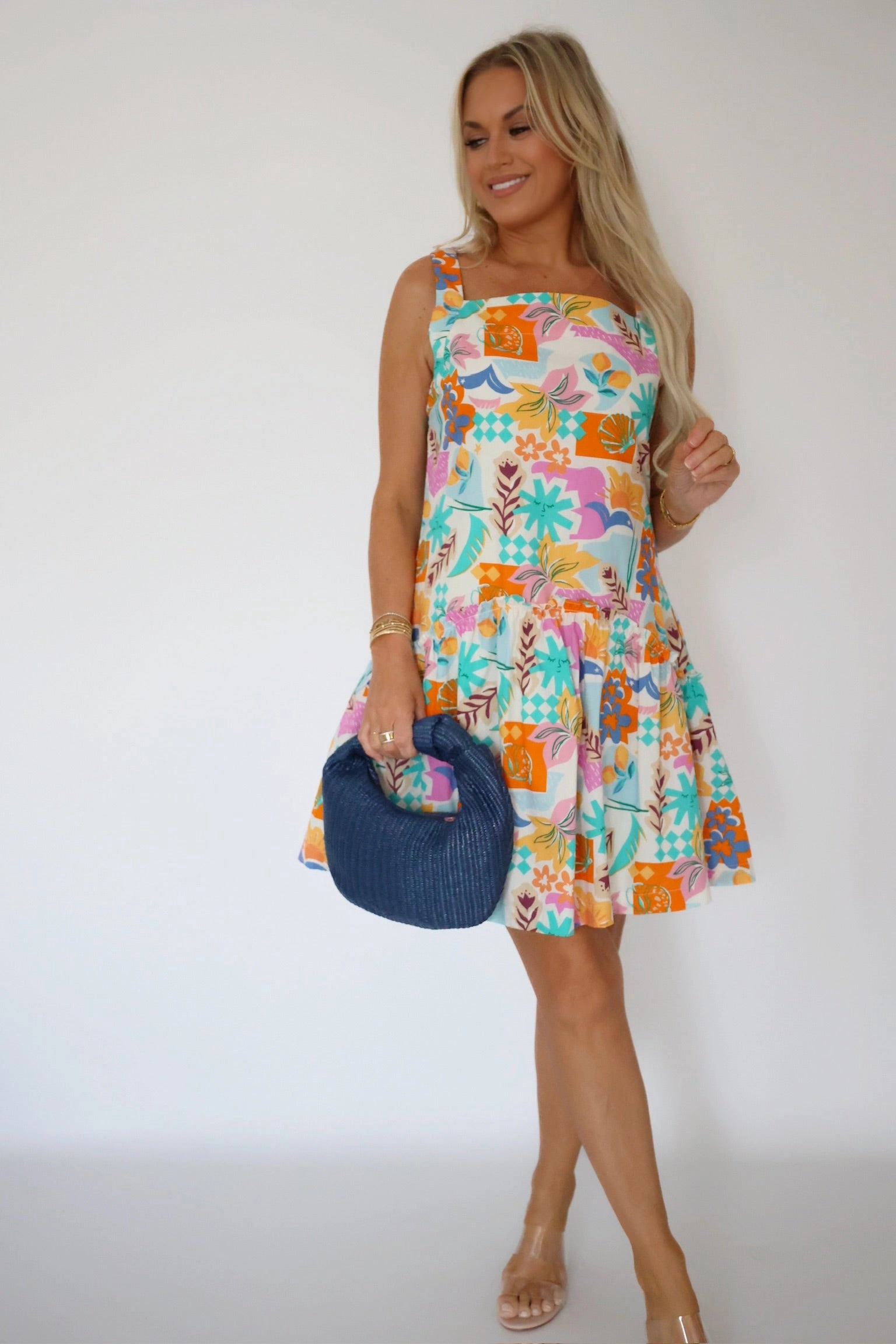 Send You a Postcard Dress (FINAL SALE) LowMaintenance