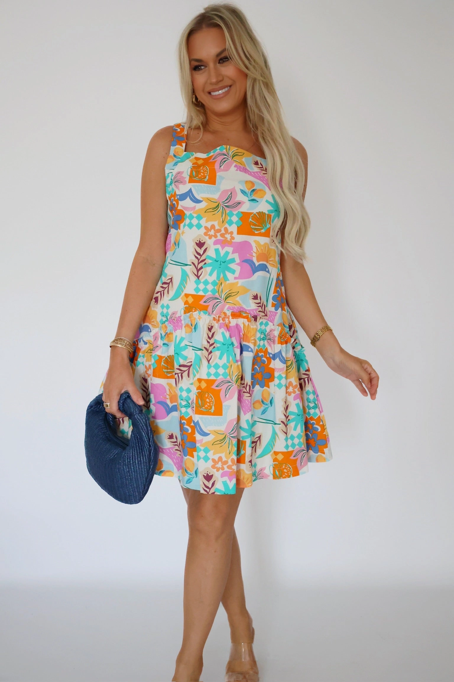 Send You a Postcard Dress (FINAL SALE) SeamlessConstruction