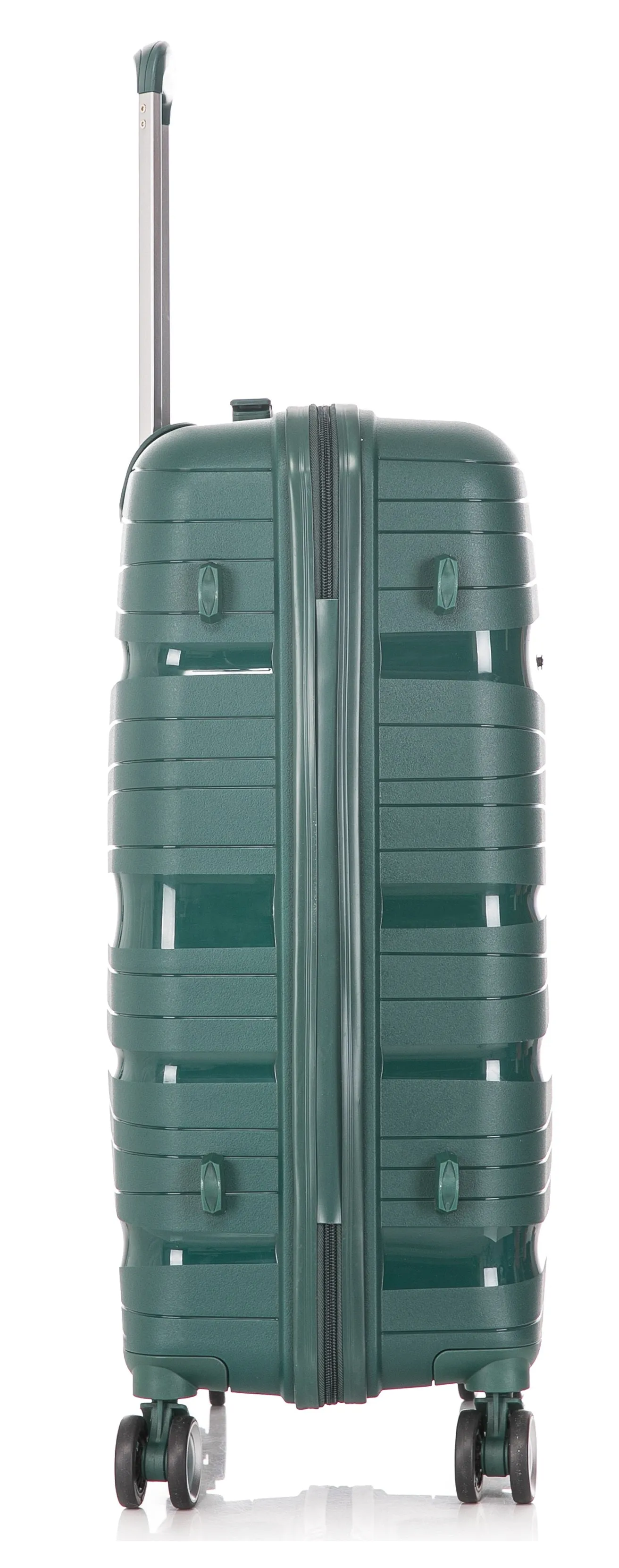 Set of 3 Polypropylene Hard Shell PP801 - Green